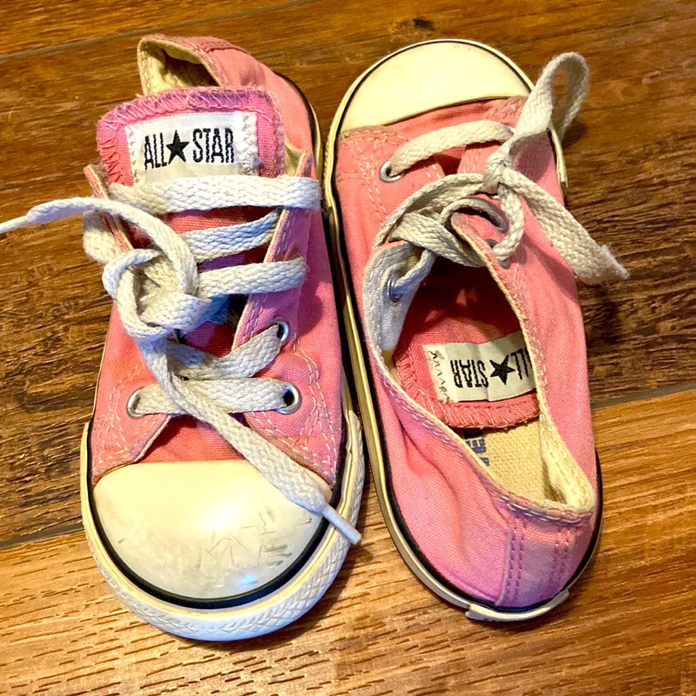 Pink Pink Pink Converse All Stars infant size 9